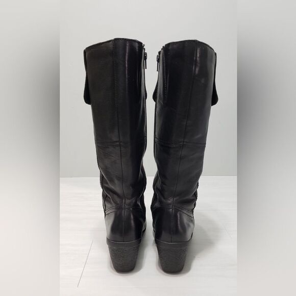 Hush Puppies Black Heeled Boots - Picture 2 of 14